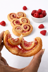 Valentine Raspberry Palmiers